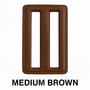 2" Strap Adjuster – Leather-Look Double Slot Buckle