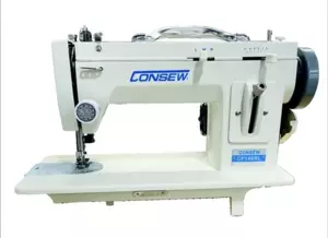 Consew CP146RL Portable Single Needle Zig-Zag Walking Foot Industrial Sewing Machine