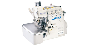 JUKI MO-6916J-FF6-700 5-Thread Top Feed Overlock Safety Stitch Industrial Serger With Table and Servo Motor