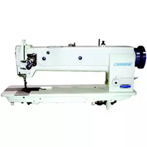 Consew P1255RBLH-18 Long Arm Drop Feed Needle Feed Walking Foot Lockstitch Industrial Sewing Machine With Table and Servo Motor
