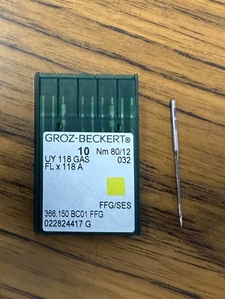 GROZ-BECKERT - UY 118 GAS/FLX118 GAS  Sewing Machine Needles