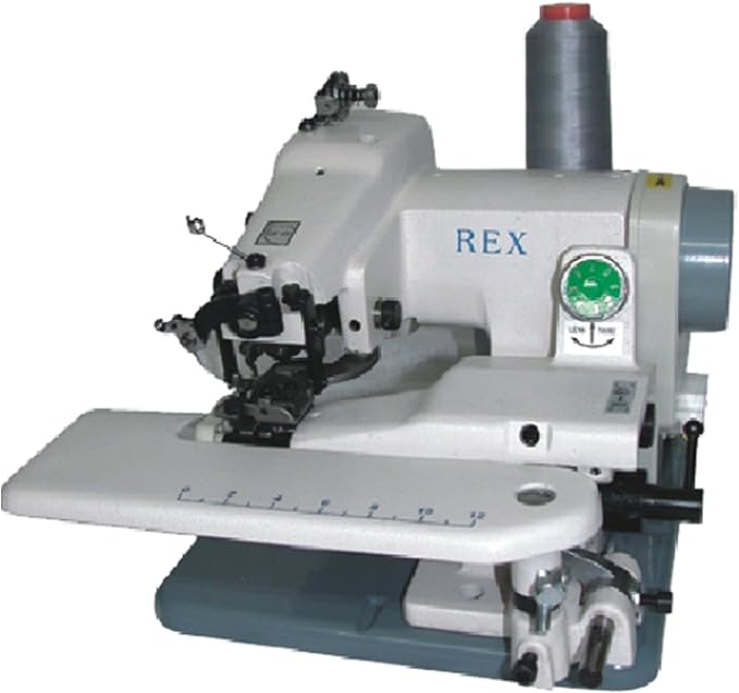 REX RX-518 Portable Heavy-Duty Blindstitch Industrial Sewing Machine