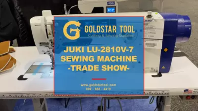 Trade Show- Juki LU-2810V-7 Sewing Machine- Goldstartool.com